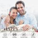 thumbnail image 4 of LHSHID 25th Anniversary Blanket Gifts Gift for 25th Wedding Anniversary 25 Years of Marriage Gift for Ruby Wedding Anniversary for Couple Yess Wife Husband Dad Mom Back Throw Blanket 50x60in, 4 of 6