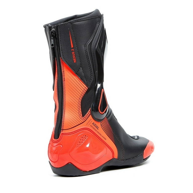 Dainese Nexus 2 Mens Motorcycle Boots Black/Fluo Red 46 EUR
