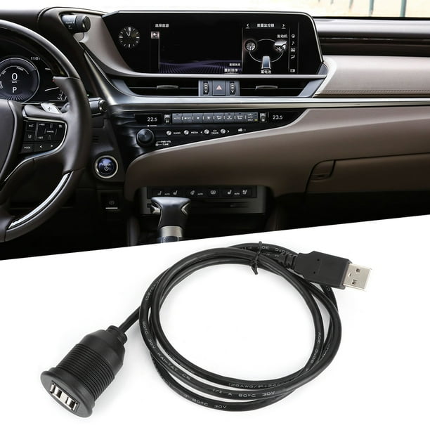 Cable De Datos USB USB2.0 1 Macho A 2 Hembra, Línea Adaptadora De Tablero Impermeable Para Coche Y Motocicleta
