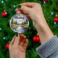 thumbnail image 5 of Montana, Yellowstone River Walks Travel Ornament – Custom Ceramic Ornament for Christmas Tree Decoration, Souvenir Gift for Travelers, Couples, Friends, Valentine Gifts 218OR130, 5 of 5