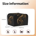 thumbnail image 5 of Lsque Golden Dragon Tattoo Art Print 4 Slice Toaster Cover , Kitchen Appliance Dustproof Protector , Toaster Protector Dustproof Kitchen Appliance Cover, 5 of 7