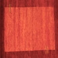 thumbnail image 1 of Ahgly Company Indoor Square Abstract Orange Contemporary Area Rugs, 8' Square, 1 of 1
