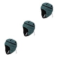 thumbnail image 2 of Soidarity EVA portero Rugby fútbol fútbol casco Rugby sombrero cabeza Protector guardia verde oscuro Type1 NO1, 2 of 5