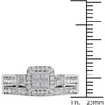 thumbnail image 4 of 1 Carat T.W. Diamond Single Halo 10kt White Gold Engagement Ring Set, 4 of 5
