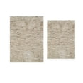 thumbnail image 2 of Royal 2-Piece Microfiber Bath Rug Set, Non-Slip Rubber Backing, Ultra-Absorbent, Quick-Dry, Machine Washable Plush Bathroom Mats for Shower and Tub, Soft Comfort, Ivory, 2 of 9