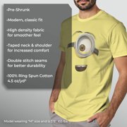 Mens Despicable Me One Eyed Minion Costume Graphic Tee Banana 2X Large