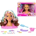 thumbnail image 1 of Muñeca Barbie Styling Head de cabello castaño oscuro con acceso para más de 20 personas., 1 of 6