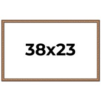 38x23 Frame Gold Real Wood Picture Frame Width 1.25 inches | Interior Frame Depth 0.5 inches |