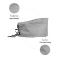 thumbnail image 2 of Panda Uniform Unisex scrub cap and nurse accessories for work | scrub caps women, scrub cap men and nurse cap Grey OS, 2 of 2