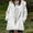 White, variant on Brondbend Hooded Jacket Women Winter Plus Size Solid Plus Velvet Coat Long Sleeve Zipper Pocket Overcoat Loose Fall Winter Trendy Party Travel Outerwear,Army Green