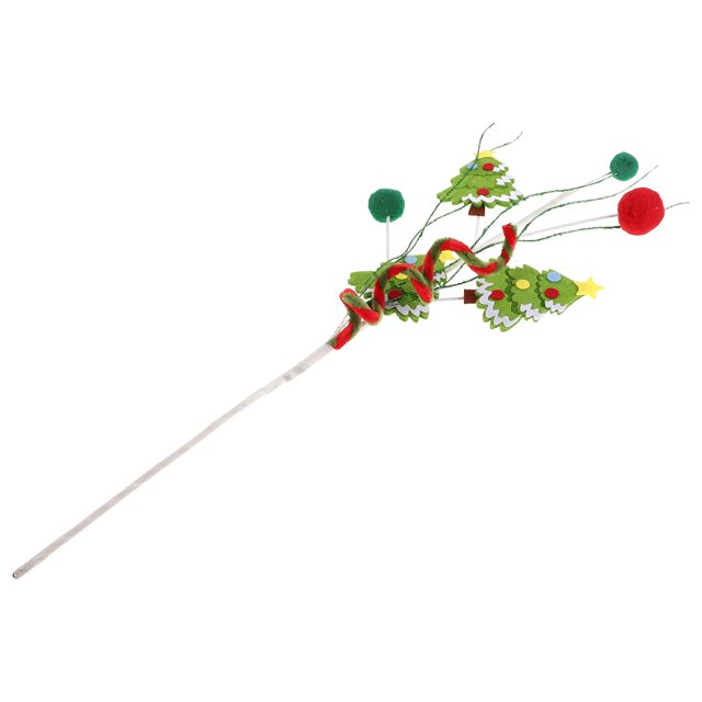 RUNROTOO Pics d'Arbre Rouges Blancs Verts Ornements de Sapin de Noël Fil de Fer Apparence Fantaisiste 1 Ensemble pour la Famille