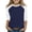 Navy I, variant on Tranfacy Toddler 3-14 Years Fall Tops Crew Neck Solid Color Raglan Sleeve Leisure Daily Wear Blouse Shirt