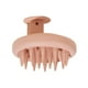 thumbnail image 2 of Masajeador de cuero cabelludo con cabezal de silicona suave, peine de masaje portátil multifuncional. Rosa, 2 of 9