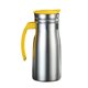 thumbnail image 4 of Hervidor de acero inoxidable con aislamiento al vacío de 0,8 L para bebidas frías. Fácil de limpiar. Amarillo con asa, 4 of 9