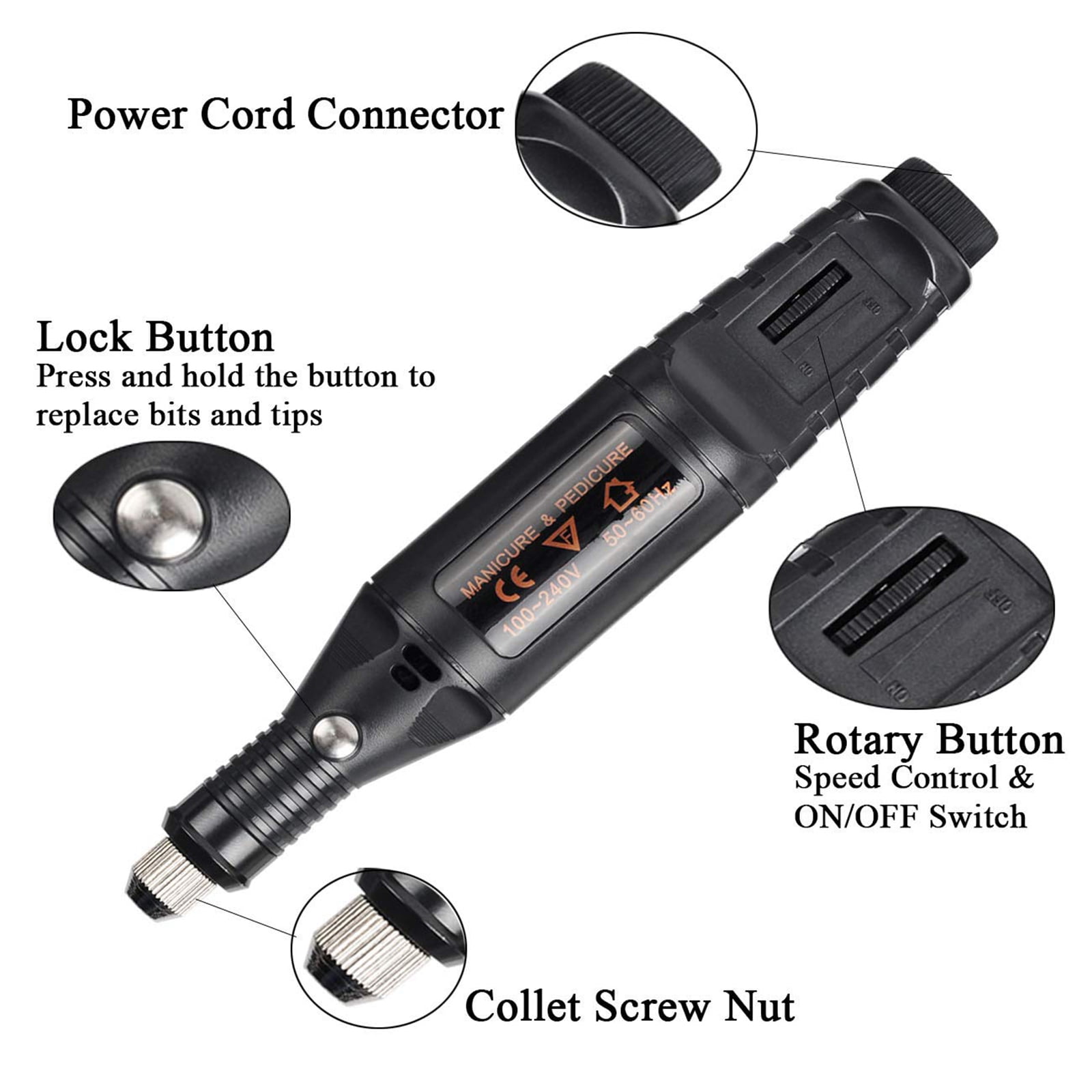 Nishiyuenyi 1 Set Engraving Tool Kit, Electric Micro Engraver Carving Etching Pen for