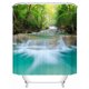 thumbnail image 4 of Cortina de ducha con estampado digital de cascada escénica, tela de poliéster para baño, cortinas de ducha impermeables, 4 of 4