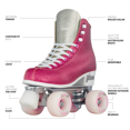 thumbnail image 2 of Crazy Skates Glam Roller Skates | Adjustable or Fixed Sizes | Glitter Sparkle Quad Skates for Women and Girls, 2 of 8