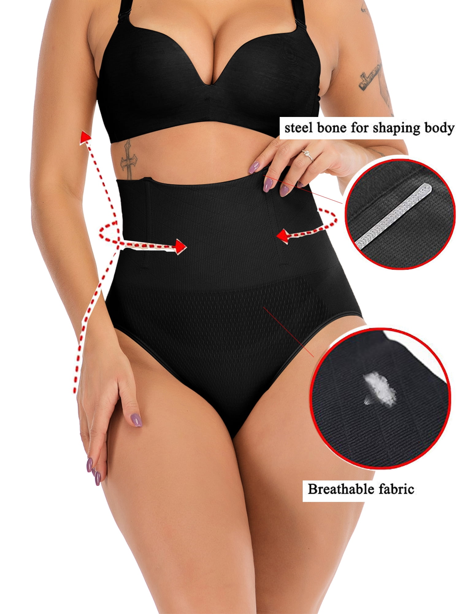 Women Thong Shaper Waist Cincher Girdle Butt Lifter Shapewear Tummy Control Panty