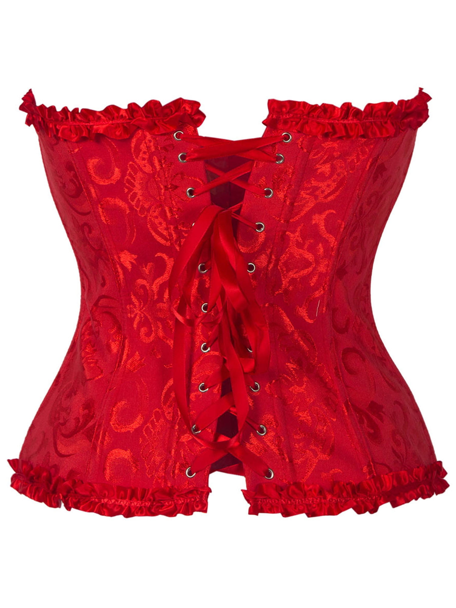 トップス ANDWANG Satin lingerie corset tops $_1.JPG?set_id=880000500F