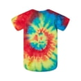 thumbnail image 2 of Dyenomite - Infant Spiral Tie-Dyed Onesie - 340MS - Rainbow - Size: NB, 2 of 2