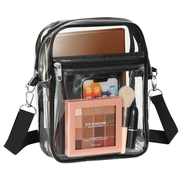 MoKo Clear Bag Stadium Approved, Crossbody Bag Adjustable Strap