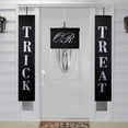 thumbnail image 2 of Northlight Trick or Treat Outdoor Halloween Banners - 19.25" - Black and White - Set of 3, 2 of 5
