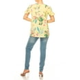 thumbnail image 5 of Women's Chic Ruffle Sleeve Blouse – Round Neck, Solid and Print Styles, 5 of 7