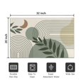 thumbnail image 5 of Bohemian Retro Floral Non-Slip Entryway Door Mat,Boho Indoor Decor Durable Low Plush Door Mat,Washable Welcome Rug for Patio Hallway Home Decor 20x32 Inches, 5 of 7