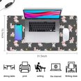 thumbnail image 5 of Long Mouse Pads for Desk,Dark Gray Cow Emotion Pattern Desk Mats on Top Of Desks, Desk Mouse Pad Extra Large with 3mm Non-Slip Base and Stitched Edge for Gaming,Office,Work,Home 31.5"x15.7", 5 of 6