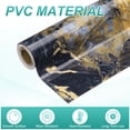 thumbnail image 4 of Uxcell Wood Grain Wallpaper Border 2" x 16.4ft Textured Frame Sticker, Sapphire Blue, 4 of 7