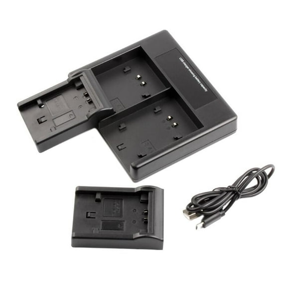 Puerto USB Del Soporte de Carga Del de Batería de Canales para NP-FV100