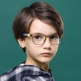 thumbnail image 4 of Gafas anti-luz azul para niños de color transparente con almohadillas nasales de silicona, gafas de ordenador de moda, tendencia, 4 of 6