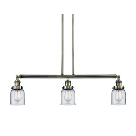 

Innovations Lighting 213-S Small Bell Small Bell 3 Light 38 Wide Linear Chandelier -