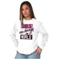 thumbnail image 3 of Girls Can Change World Feminism Equal Women's Long Sleeve T Shirt Brisco Brands S, 3 of 6