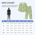 thumbnail image 4 of Xecao Cute Poodle Dog Print Pajamas Set Mens Pajamas Long Sleeve Loungewear Two-Piece Sleepwear Button-Down Pjs Set,2PJS-Large, 4 of 7