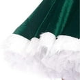 thumbnail image 4 of KAWELL Ensemble de Costume 2 Pcs Madame Claus - Robe à Capuche en Velours avec Ceinture pour Noël, 4 of 6
