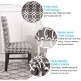 thumbnail image 4 of Dining Chair Cover Set Stretch Spandex Short Dining Chair Slipcovers Removable Washable Decorative Chair Protector Seat Covers for Dining Room Home Wedding Banquet Party Hotel Decor (Grey-03, 2 Pack), 4 of 8