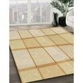 thumbnail image 3 of Ahgly Company Tapis d'Intérieur Lavables en Machine Rectangle Transitionnel Jaune Soleil, 2' x 5', 3 of 7