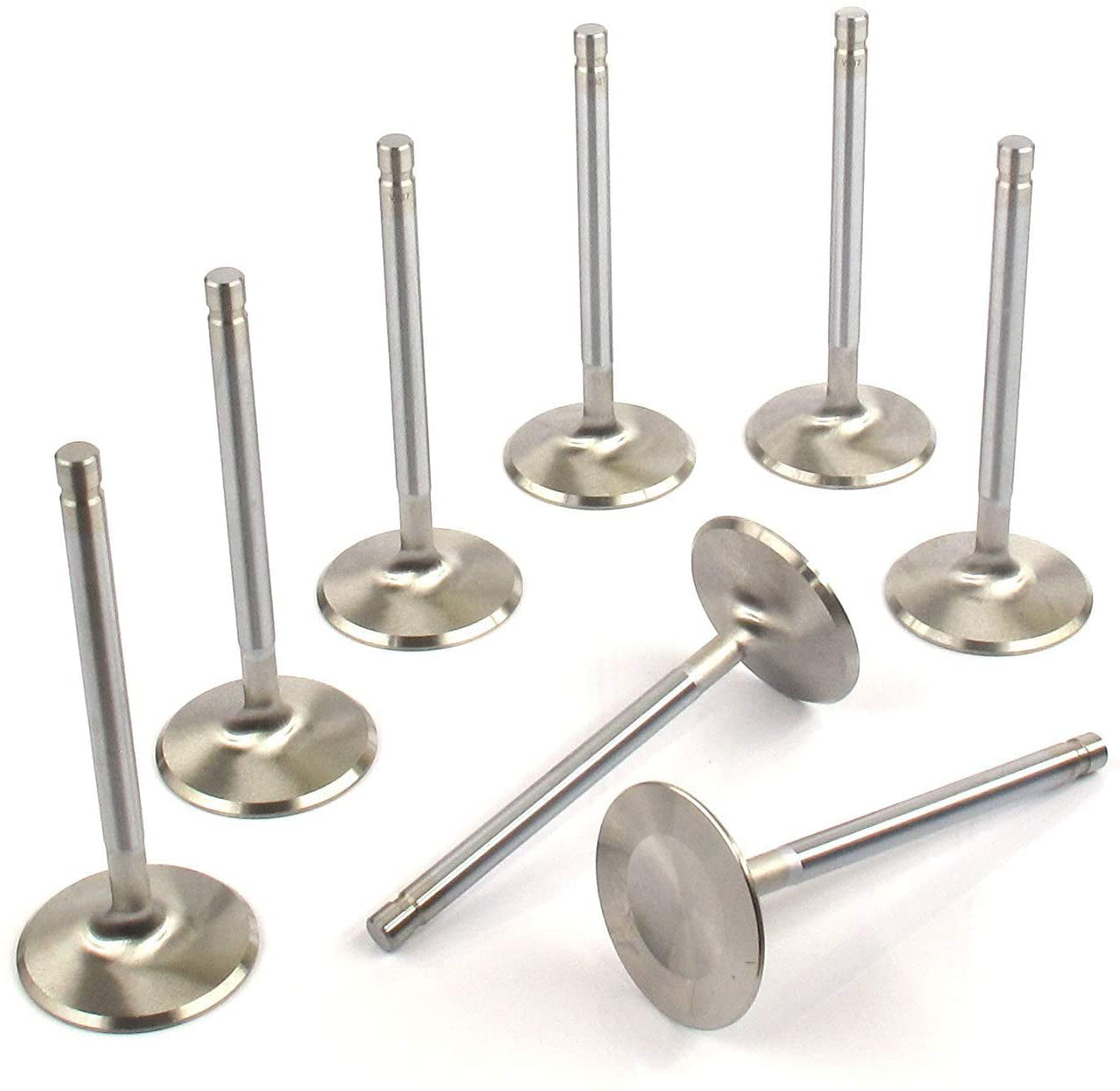 Elgin Stainless Intake Valves Set of 8 2.02 head & Set of 8 1.60 Head Diameters compatible with Chevy 283 327 305 350 