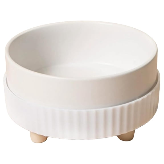Heated Water Bowl for Outdoor Pet ,450ml Heated Pet Bowl, Provides Drinkable Water in Winter, USB Portable Warm Dish for Chickens Rabbits Birds, Livestock Thermal Watering Trough(White)