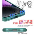 thumbnail image 5 of Diverbox for iPhone 14 Plus Case [Shockproof] [Dropproof] [Tempered Glass Screen + Camera Lens Protector],Heavy Duty Protection Phone Case Cover for Apple iPhone 14 Plus (Teal), 5 of 8
