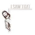 thumbnail image 2 of Cadre de Porte Décoratif "I Saw That Sign" Décoration de Coin de Porte, 2 of 3