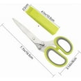 thumbnail image 6 of KLYNE - Herb Scissors Set With 5 Stainless Steel Blades And Cover - Kitchen Gadget Shear, 6 of 6