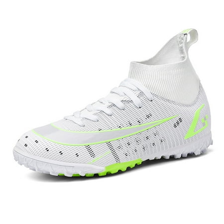 

Men s Soccer Shoes Teenagers Cleats Sock Design Football Shoes Turf Training Football Boots TF