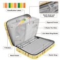 thumbnail image 4 of Haosy Accordion File Organizer Zipper Binder 500 Sheet 6-Tab Expanding File Folder Multi-Pocket 1.2 Inch 3 Ring Cute Camel on Plaid, 4 of 7