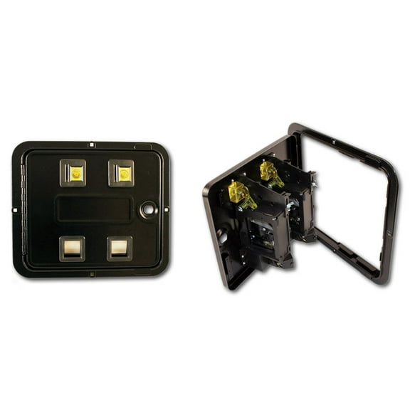 Arcade - Pinball game two entry Coin Door, Wells Gardner Style Coin Door