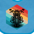 thumbnail image 4 of Inktastic Motorcycle Retro Sunset Biker Boys or Girls Baby Bib, 4 of 4