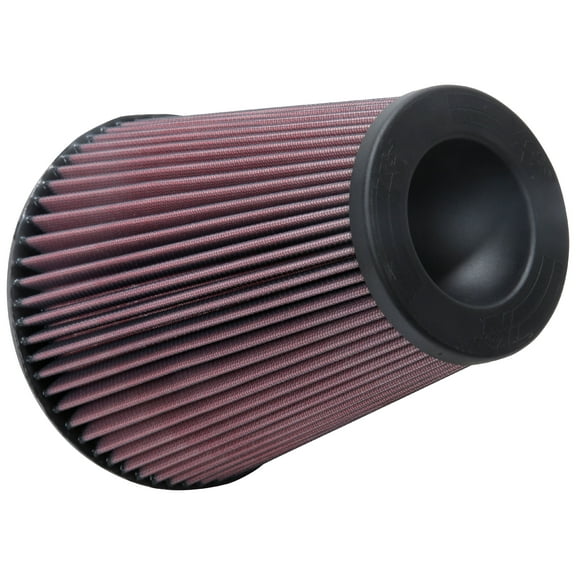 K&N Universal Clamp-On Air Filter: High Performance, Premium, Washable, Replacement Filter: Flange Diameter: 6 In, Filter Height: 9 In, Flange Length: 0.625 In, Shape: Round Tapered, RC-50460