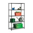 thumbnail image 3 of Honey-Can-Do 5-Shelf Heavy Duty Adjustable Storage Shelves, Black, Holds up to 800 lb per Shelf, 3 of 11