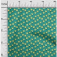 thumbnail image 1 of oneOone Cotton Jersey Teal Green Fabric Artistic Floral Diy Clothing Quilting Fabric Print Fabric By Yard 58 Inch Wide, 1 of 4